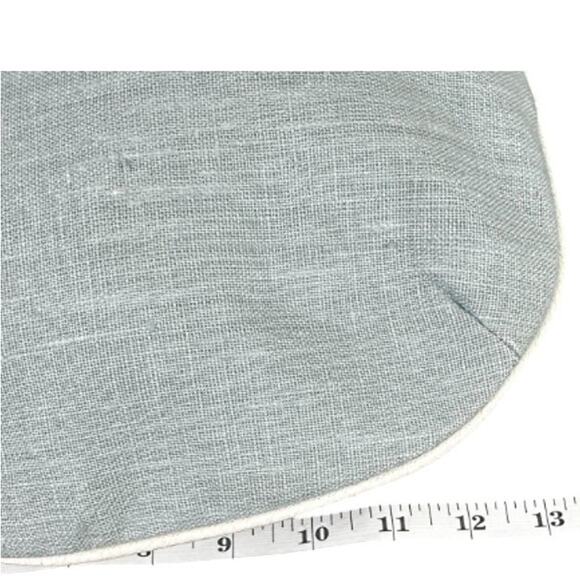 FENDI Vintage Baby Blue Linen Shoulder Hobo Bag (FFXX180) - Picture 4 of 15